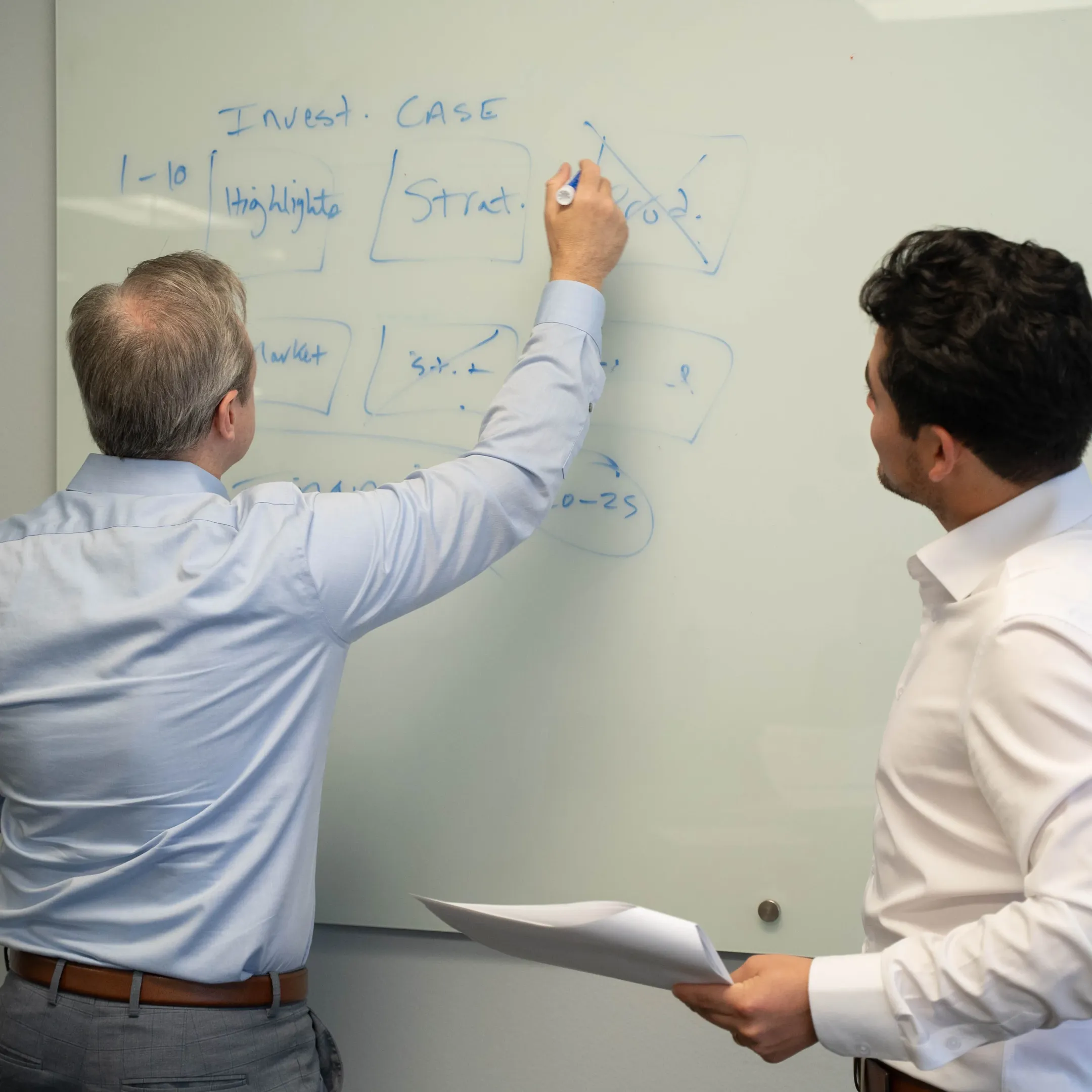 Executive team planning a crisis communications response