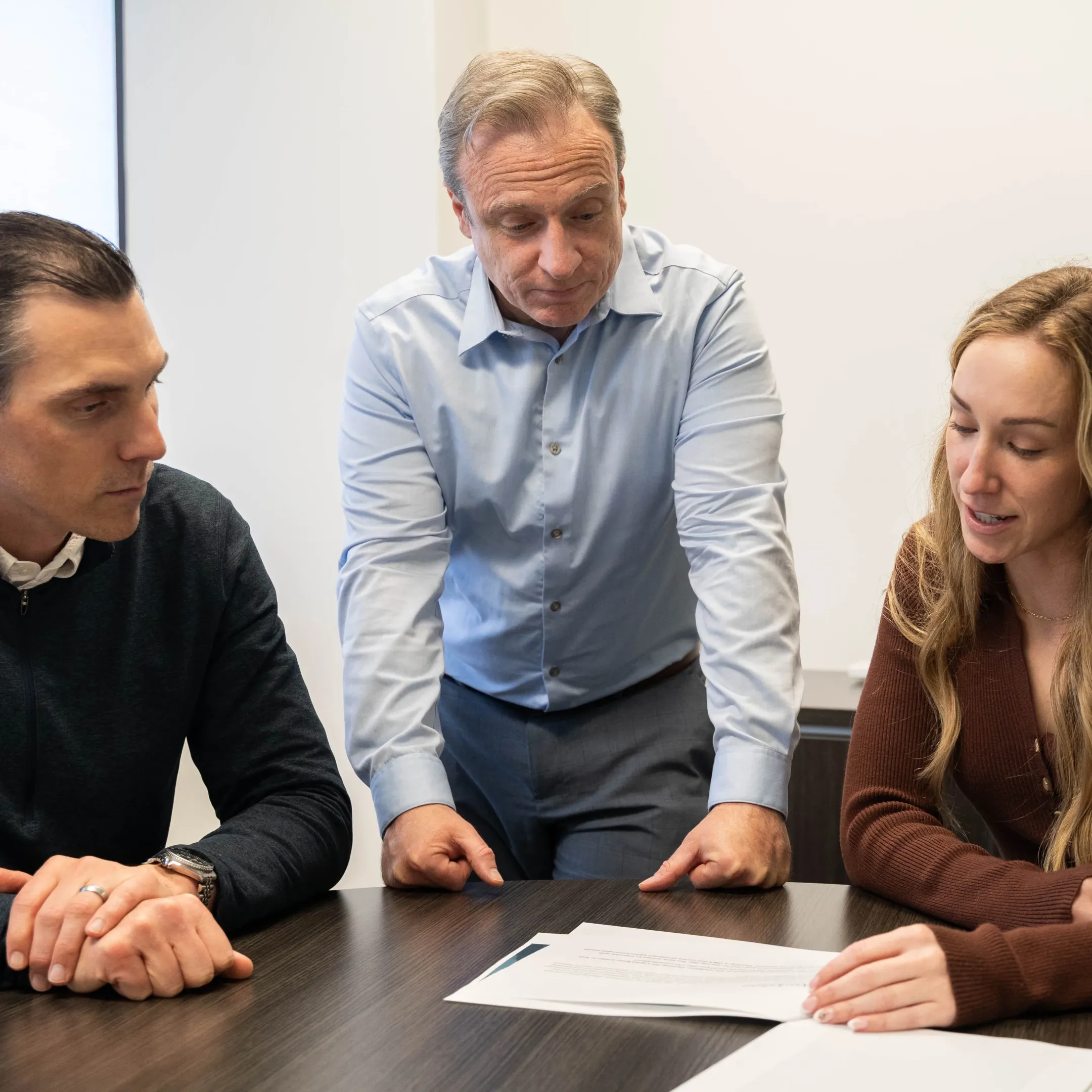 Advisor developing a financial brand strategy