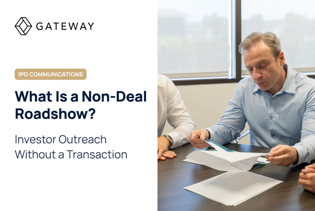 What Is a Non-Deal Roadshow?