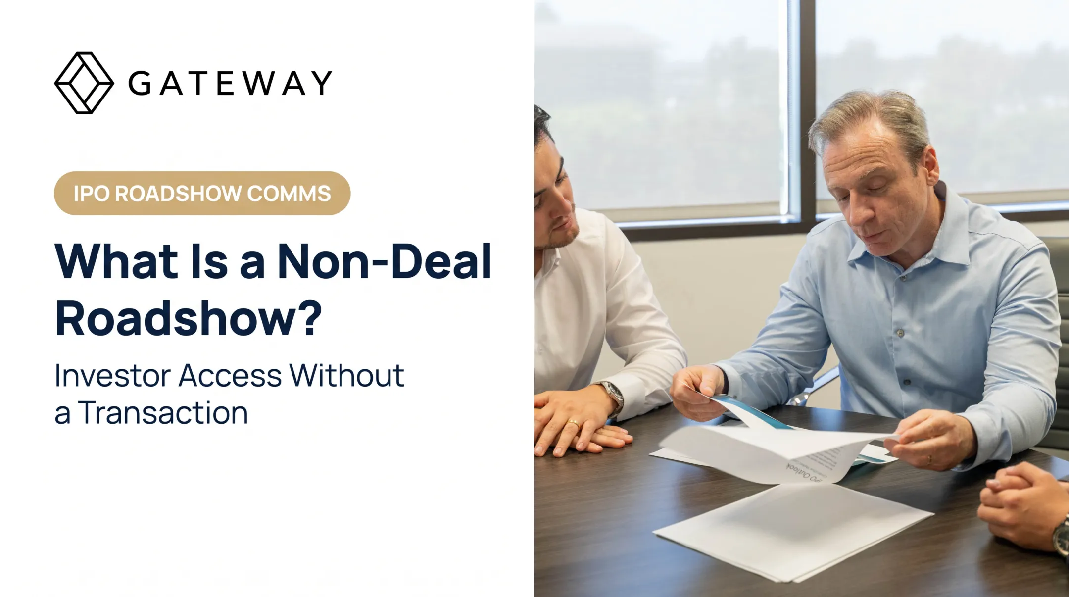 What Is a Non-Deal Roadshow?