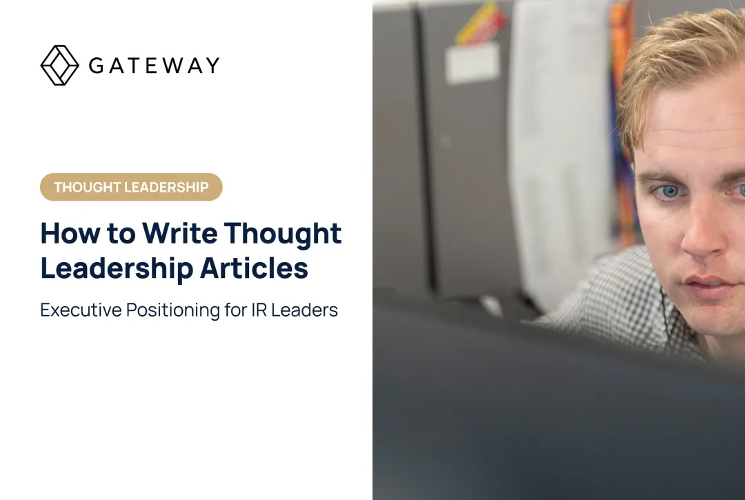 How to Write Thought Leadership Articles