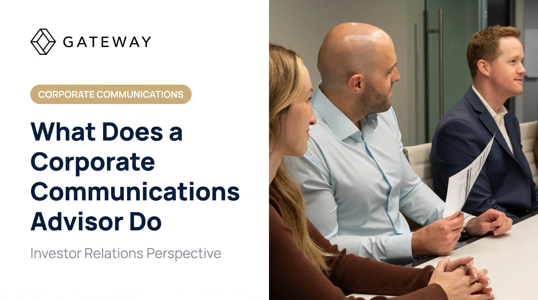 What Does a Corporate Communications Advisor Do