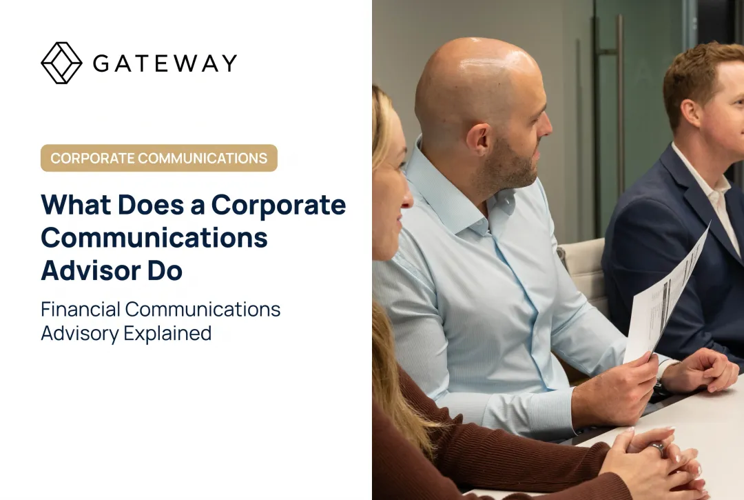 What Does a Corporate Communications Advisor Do