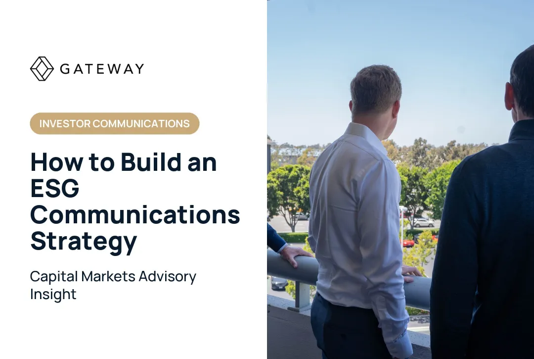 How to Build an ESG Communications Strategy