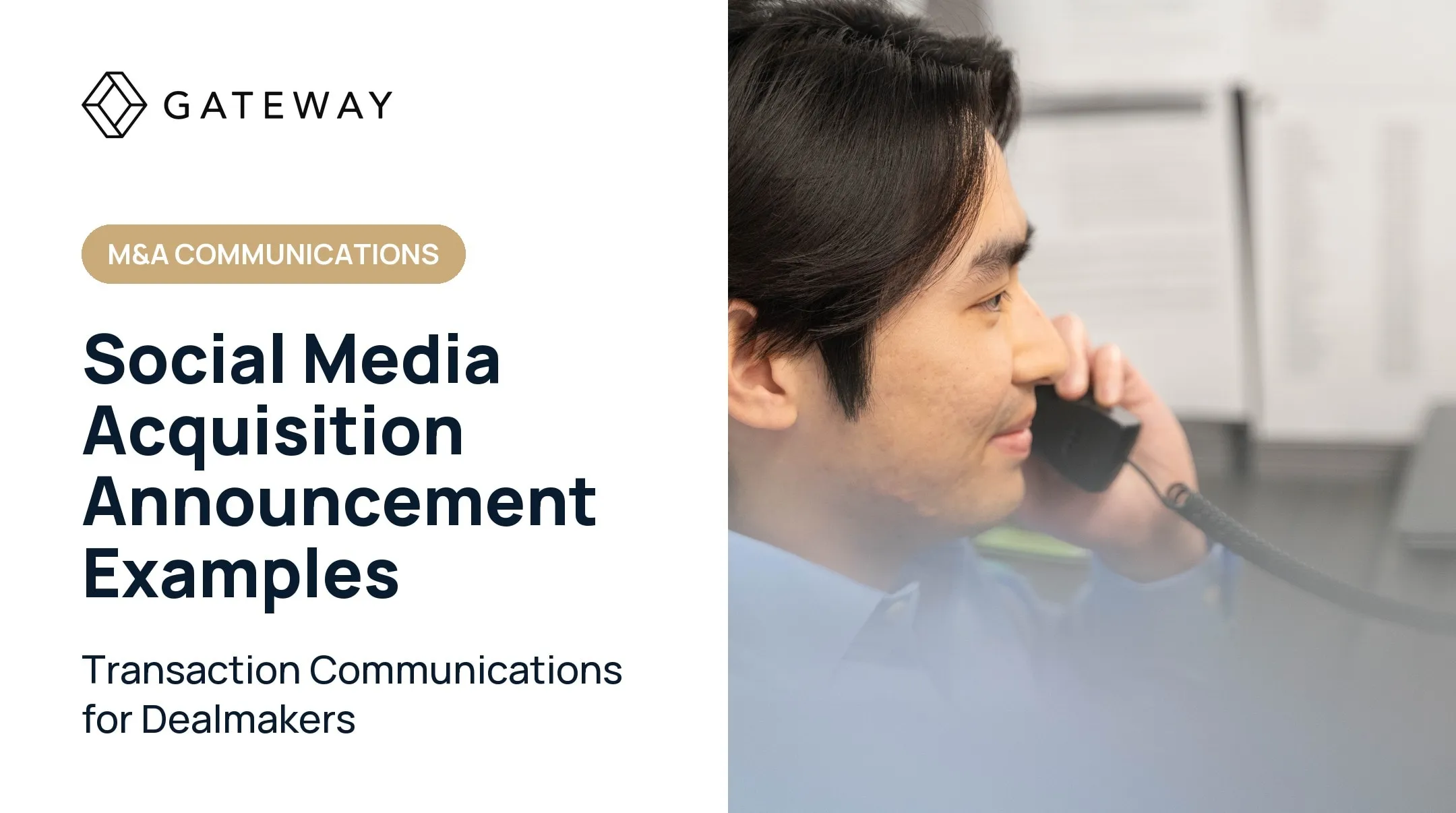 Social Media Acquisition Announcement Examples