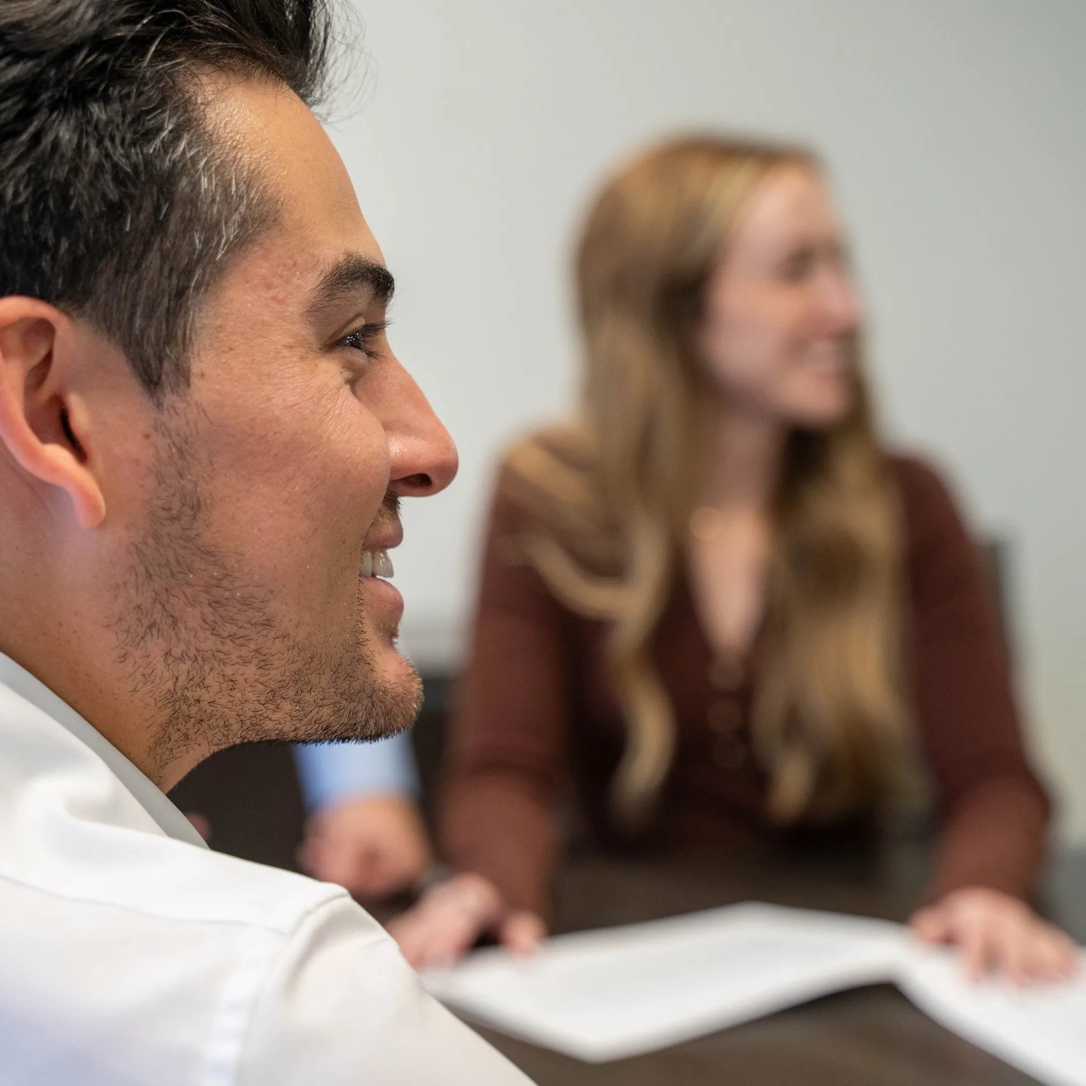 Executive reviewing a personal branding communications plan