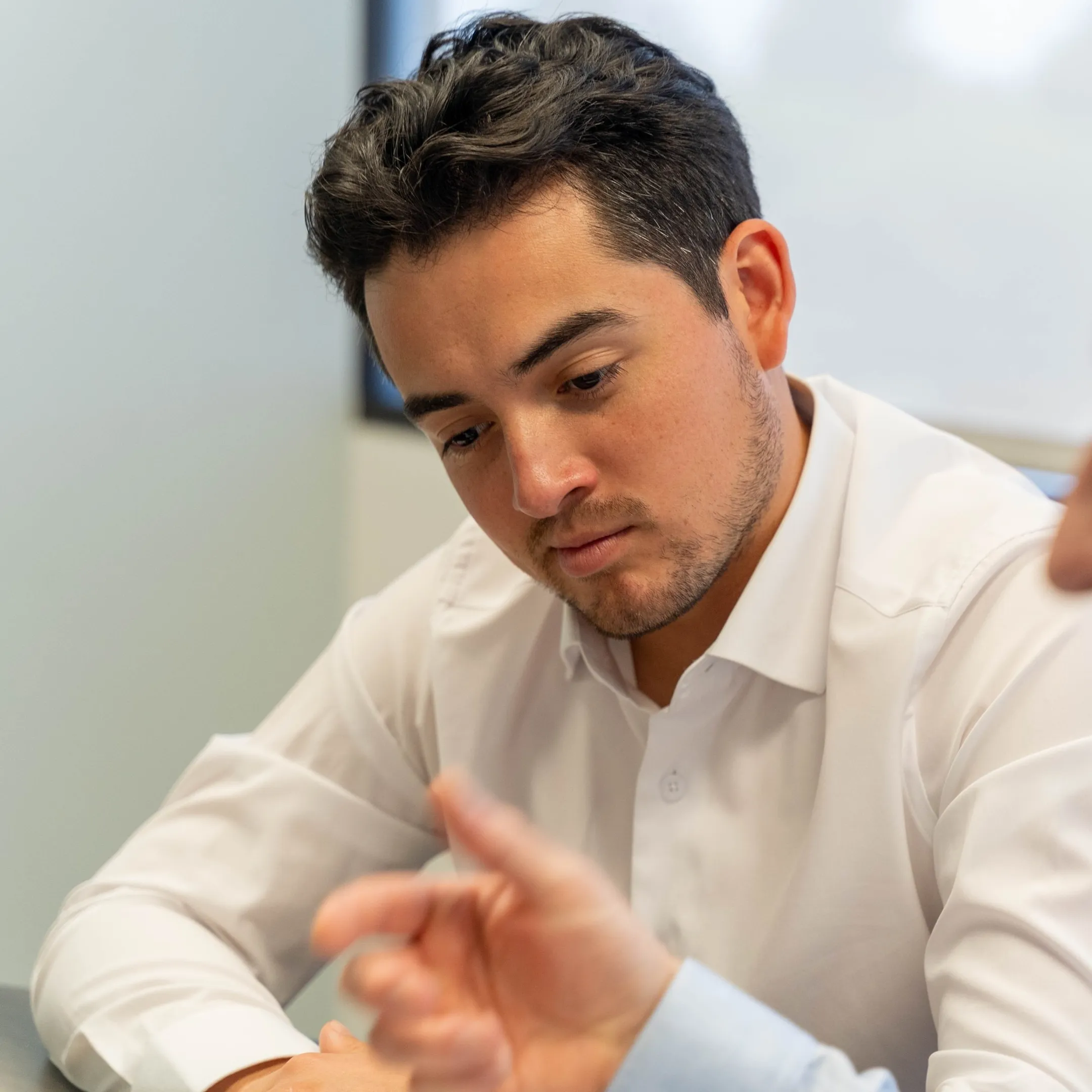 Business advisor presenting a stakeholder communications plan
