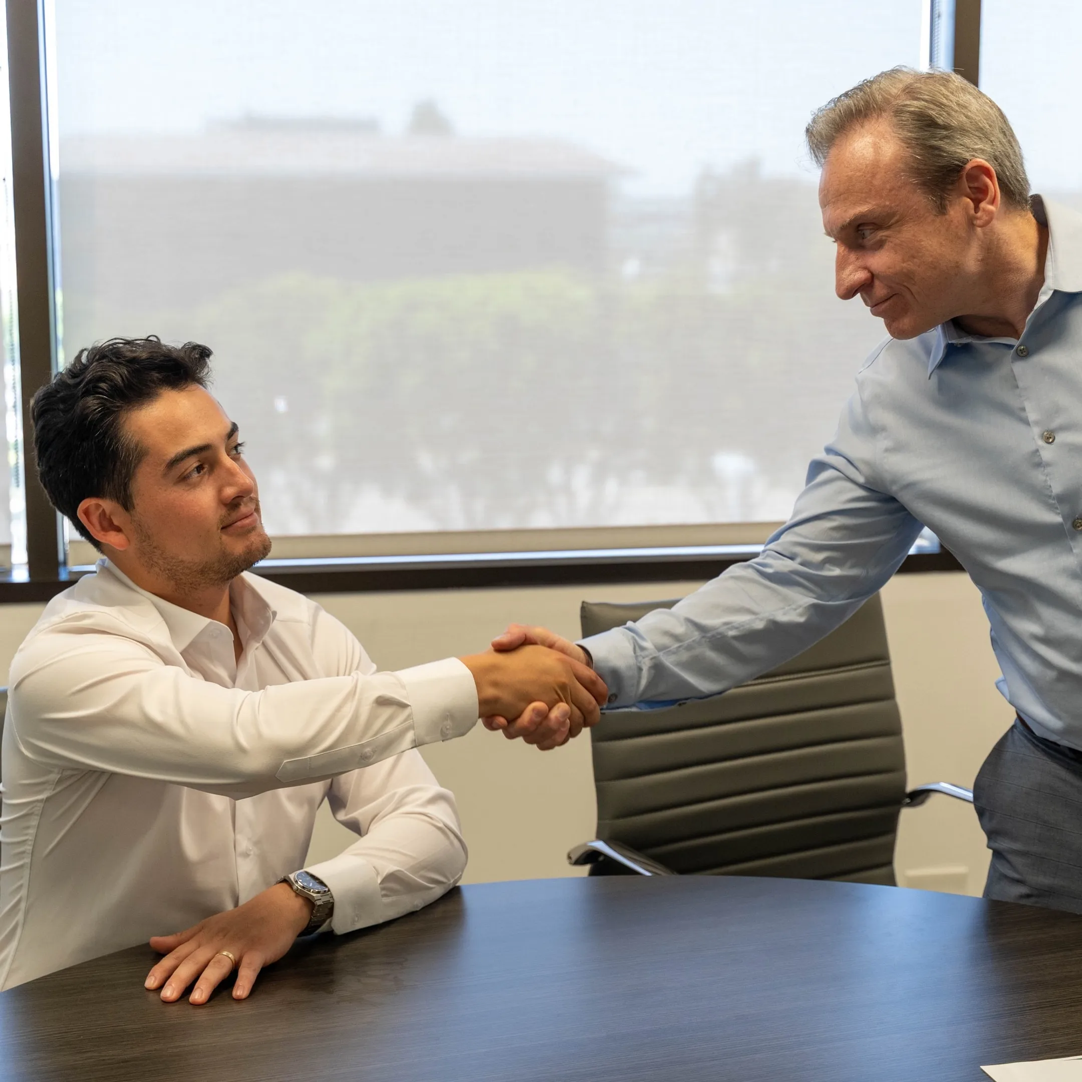 Communications advisor reviewing a small business PR plan