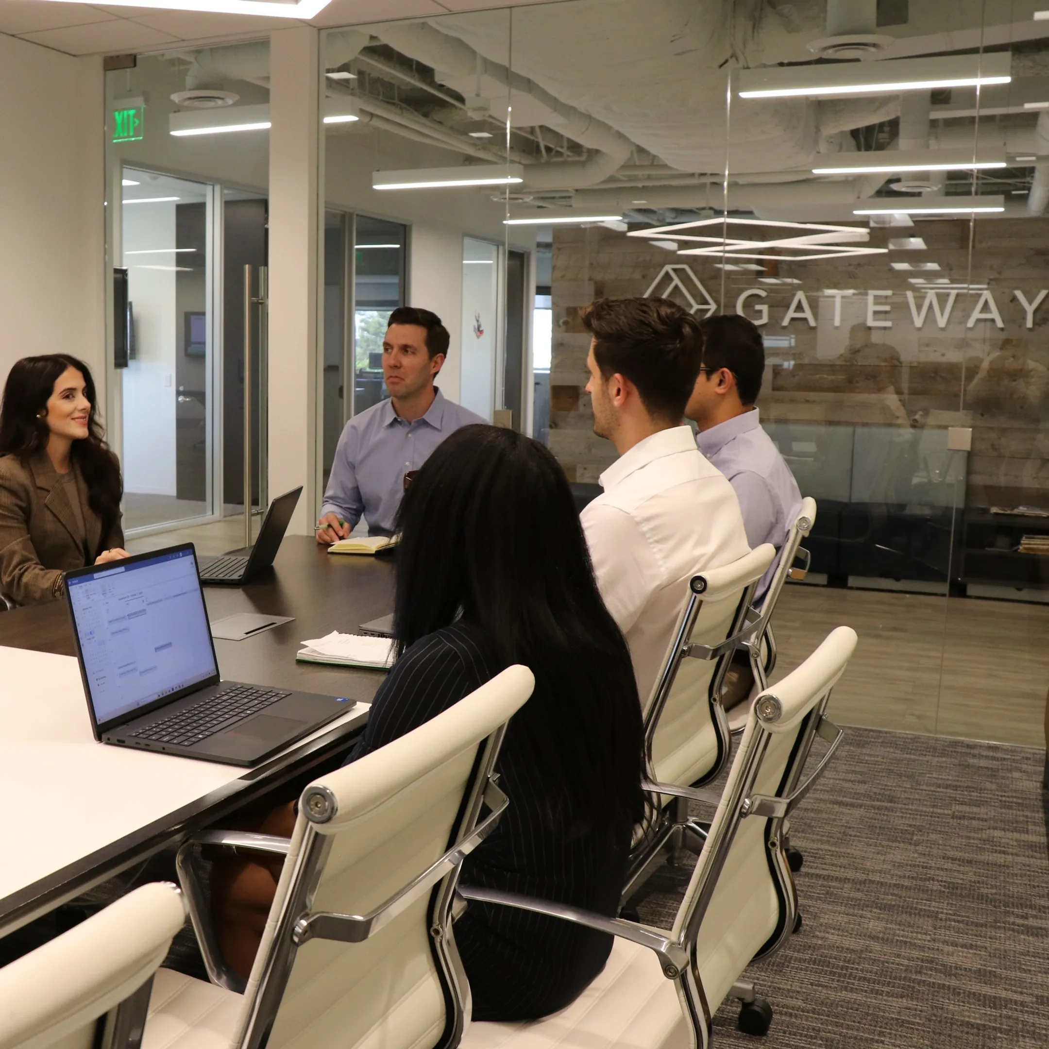 PR strategist reviewing a corporate communications plan