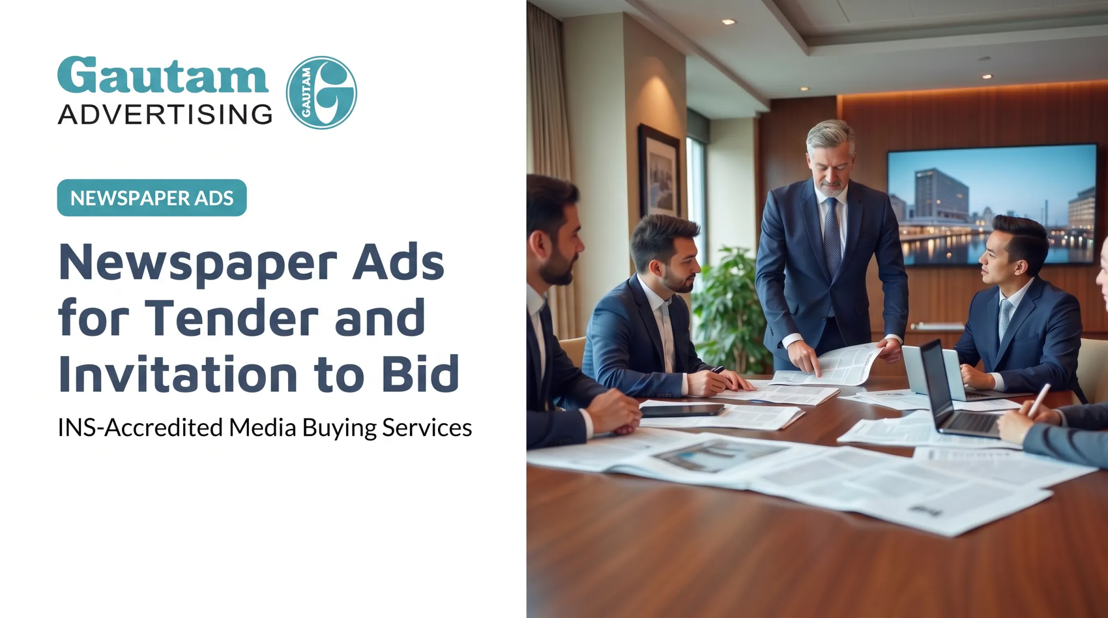 Newspaper Ads for Tender and Invitation to Bid