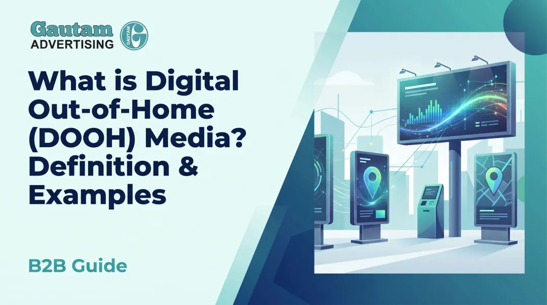 What is Digital Out-of-Home (DOOH) Media? Definition & Examples