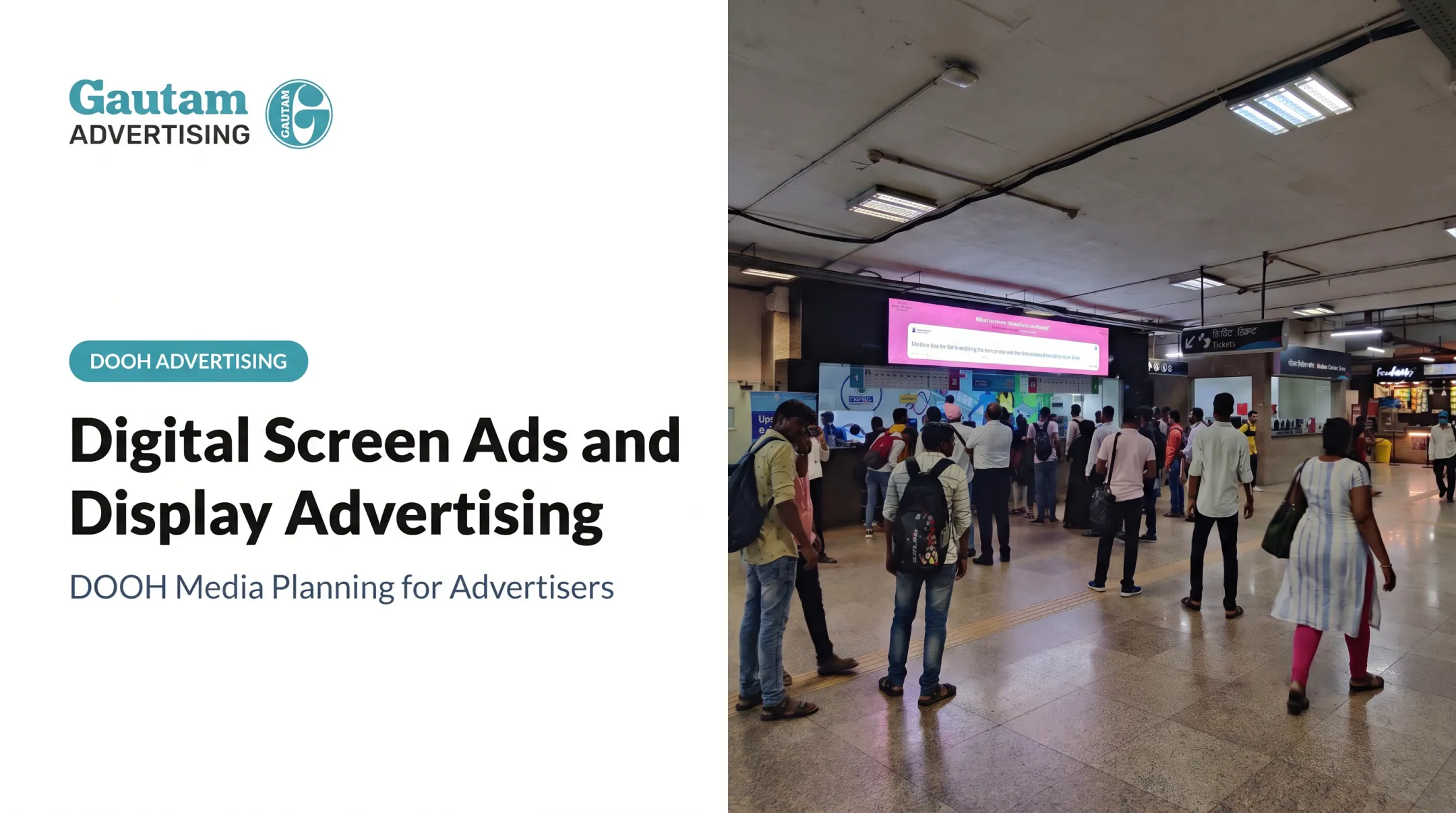 Digital Screen Ads and Display Advertising