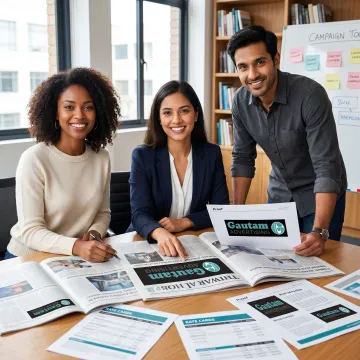 Newspaper advertising planning for Ahmedabad businesses