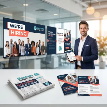 Employment news and job advertising campaign