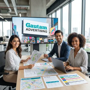 Digital outdoor advertising campaign planning