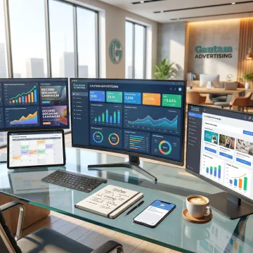 Marketing and digital media news dashboard