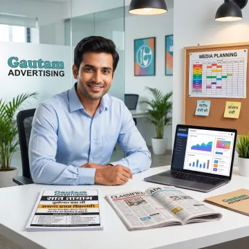 Hindi job ad media planning