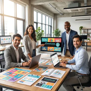 Retail marketing campaign planning team