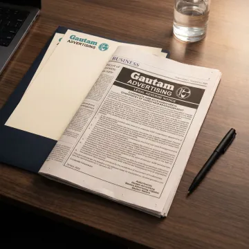 AGM notice published in a newspaper