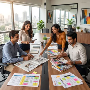 Newspaper and magazine advertising planning in Mumbai