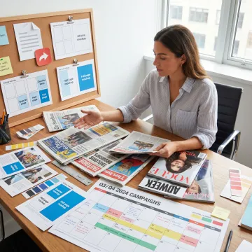 Print media planning for newspaper ads