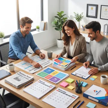Newspaper ad booking process consultation