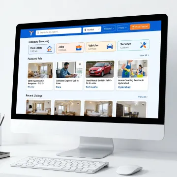 Online classified ads dashboard in India