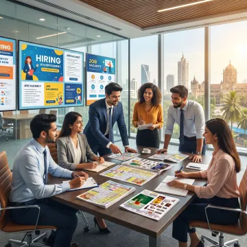 Recruitment job vacancy advertising campaign in Mumbai