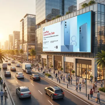 Large outdoor advertising LED display screen