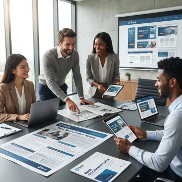 Bank recruitment advertisement planning