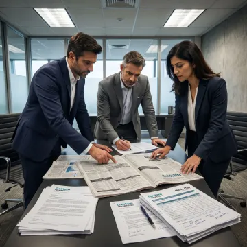 Financial results newspaper advertisement planning