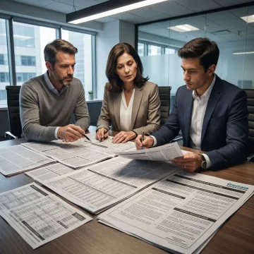 Corporate notice advertising in newspapers