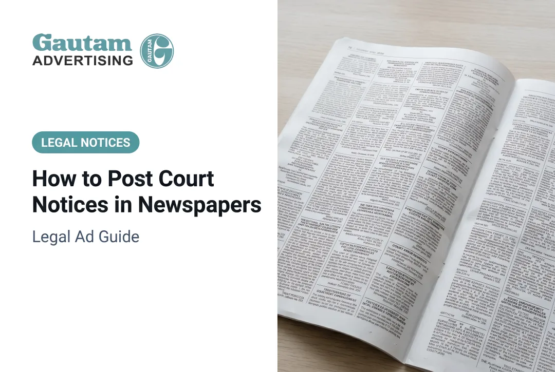 How to Post Court Notices in Newspapers: Legal Ad Guide