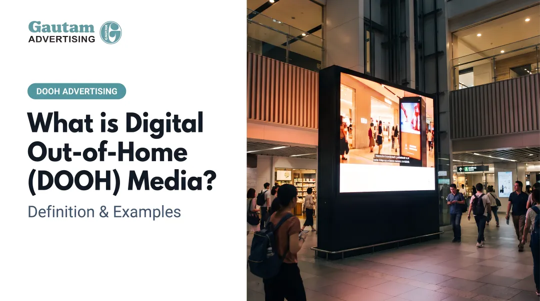 What is Digital Out-of-Home (DOOH) Media? Definition & Examples