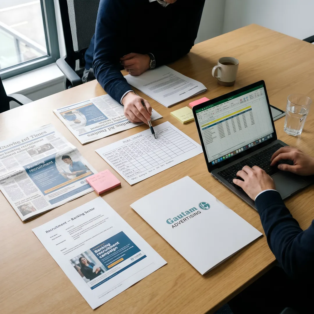 Bank recruitment advertising campaign planning