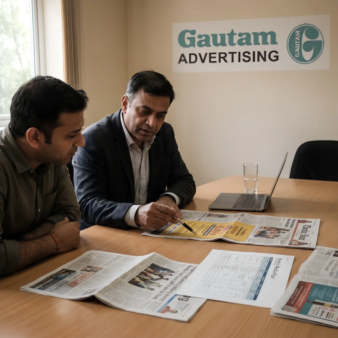 Print media planning and newspaper ad booking