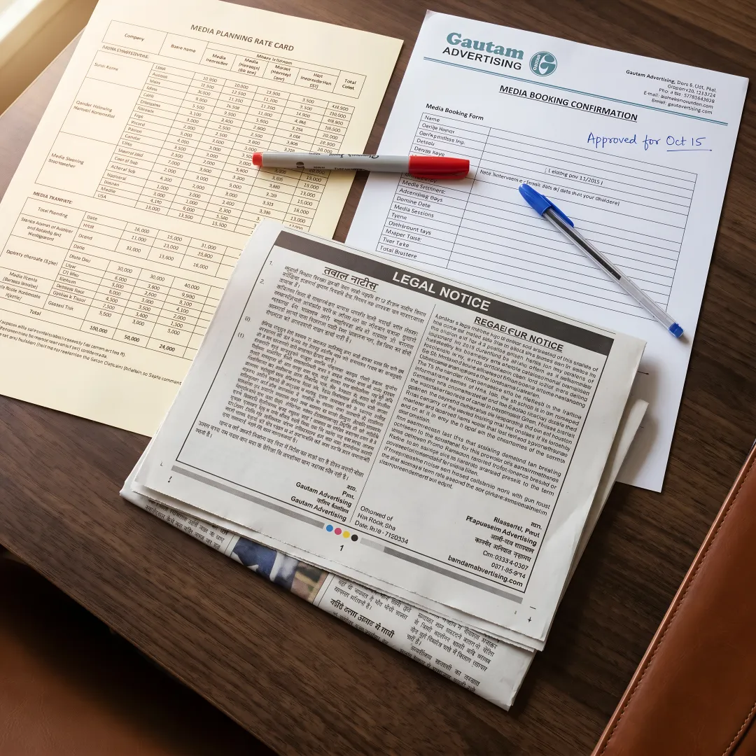 Legal Notice Advertising Services