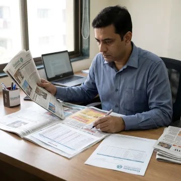Print media planning for newspaper ads