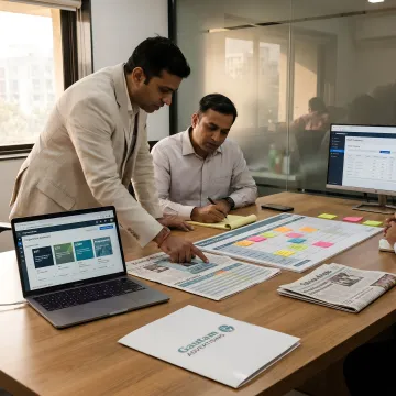 Media buying team planning a premium campaign
