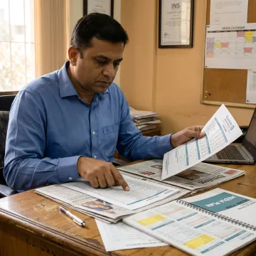 Media planner coordinating statutory ad publication