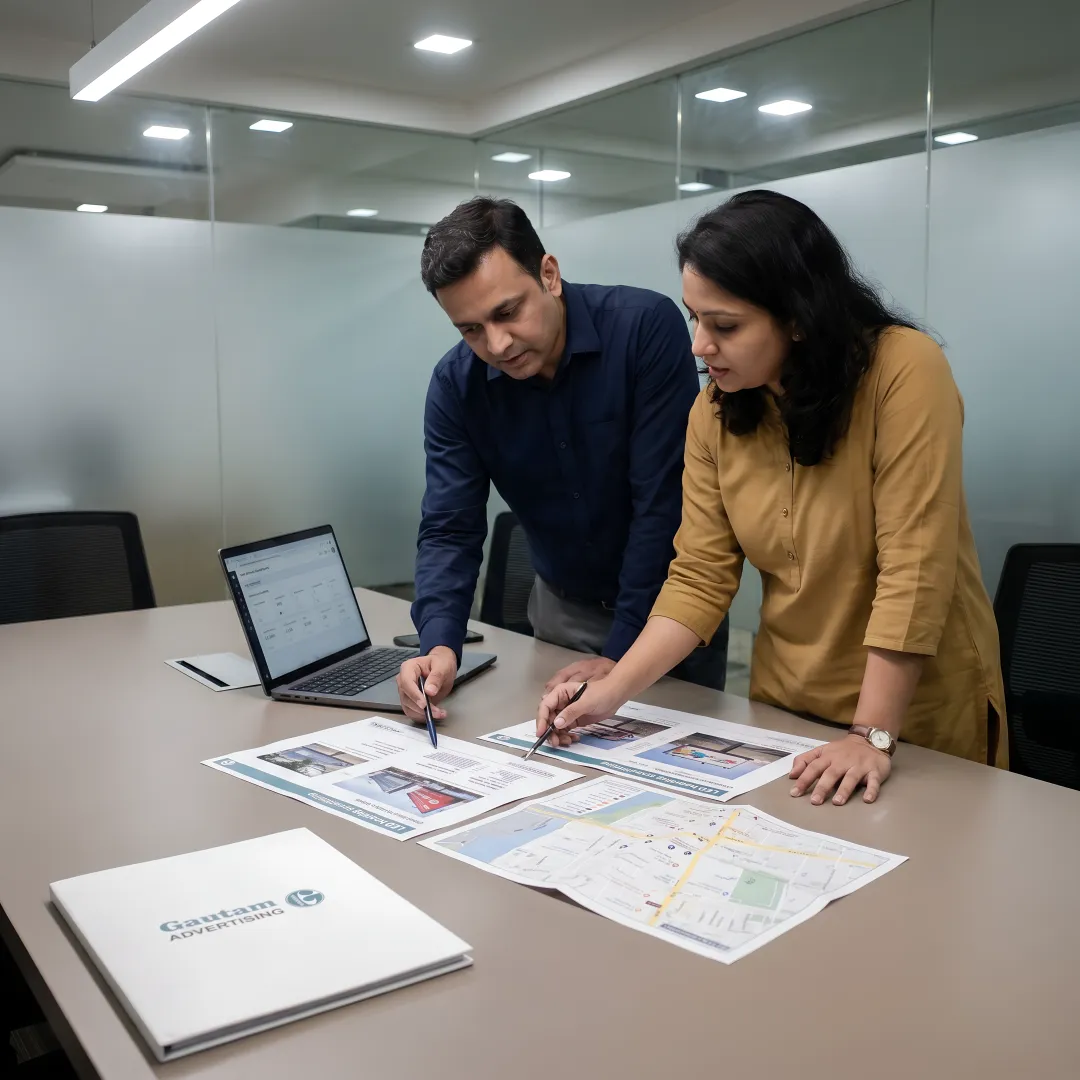 LED hoarding campaign planning discussion
