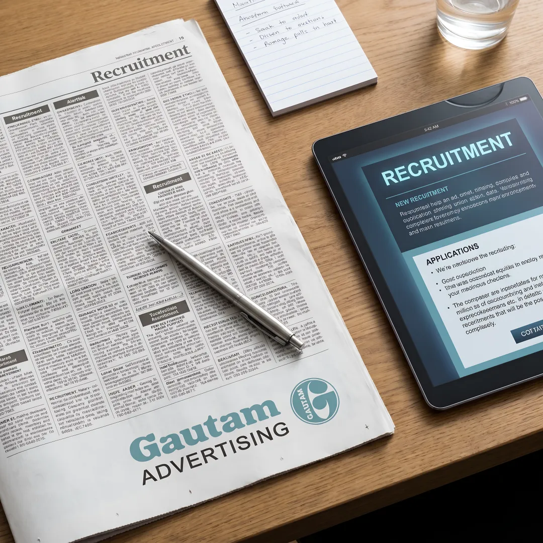 Corporate Recruitment Advertising in Newspapers