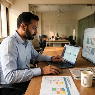 Digital advertising strategist planning audience targeting