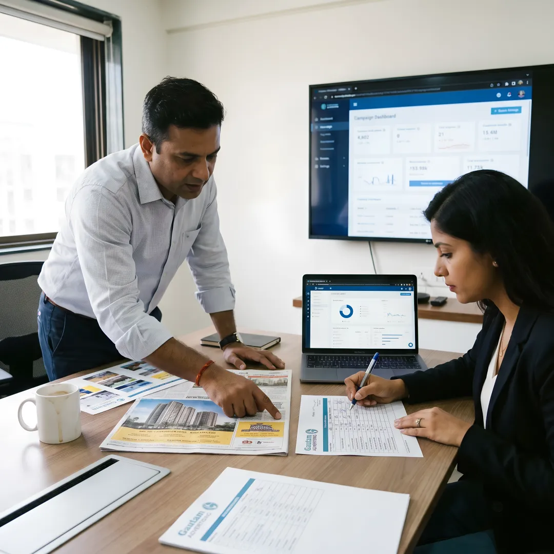 Real estate media planning strategy session