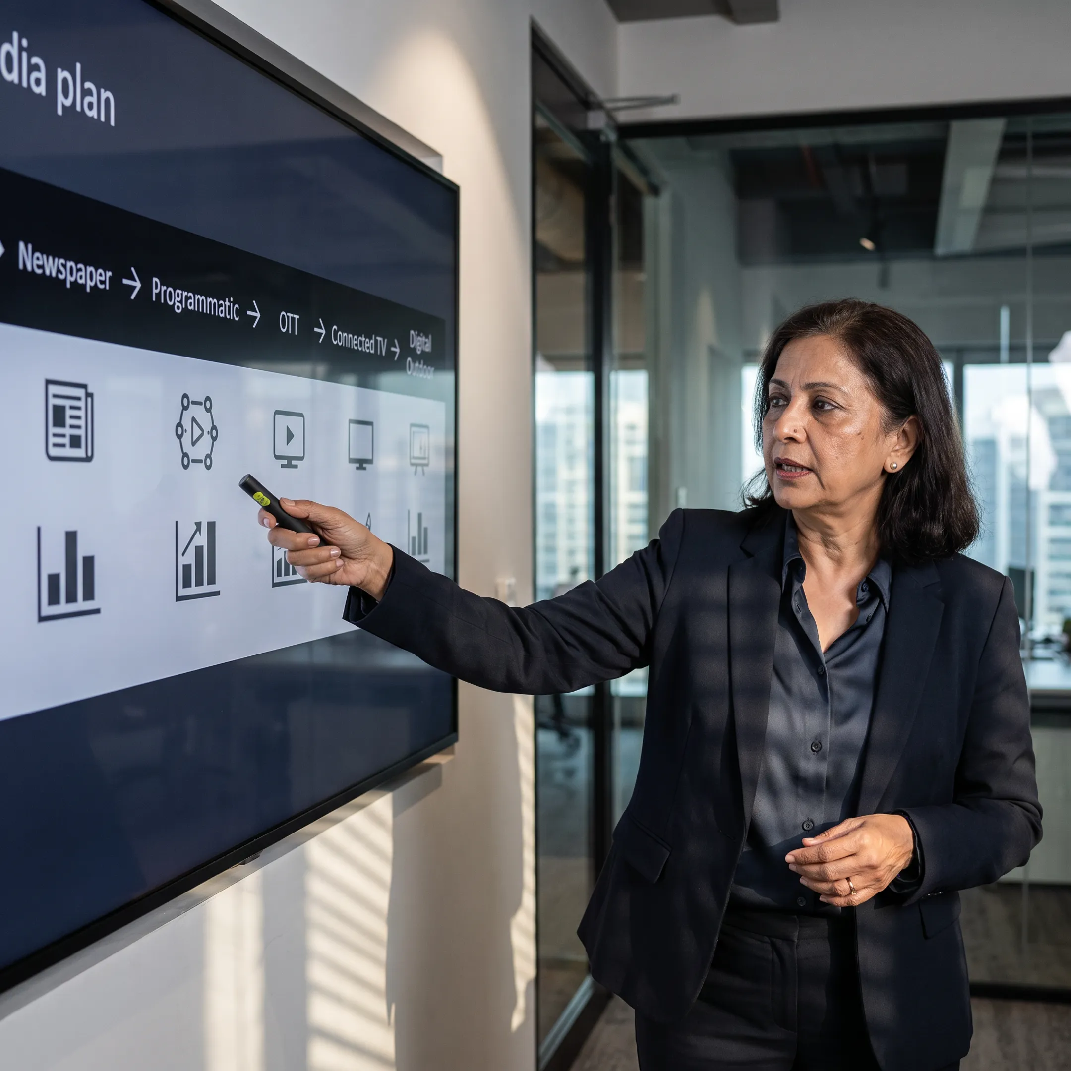 Strategic media planning across print and digital advertising channels