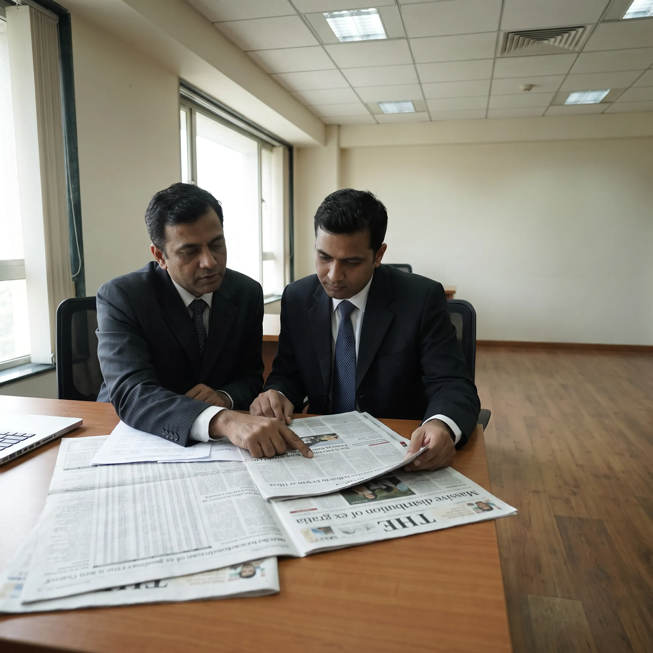 Consultant preparing a newspaper advertising plan and rate request