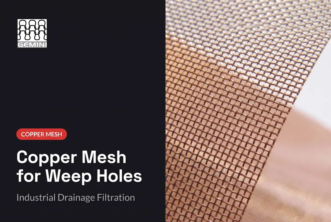 Copper Mesh for Weep Holes