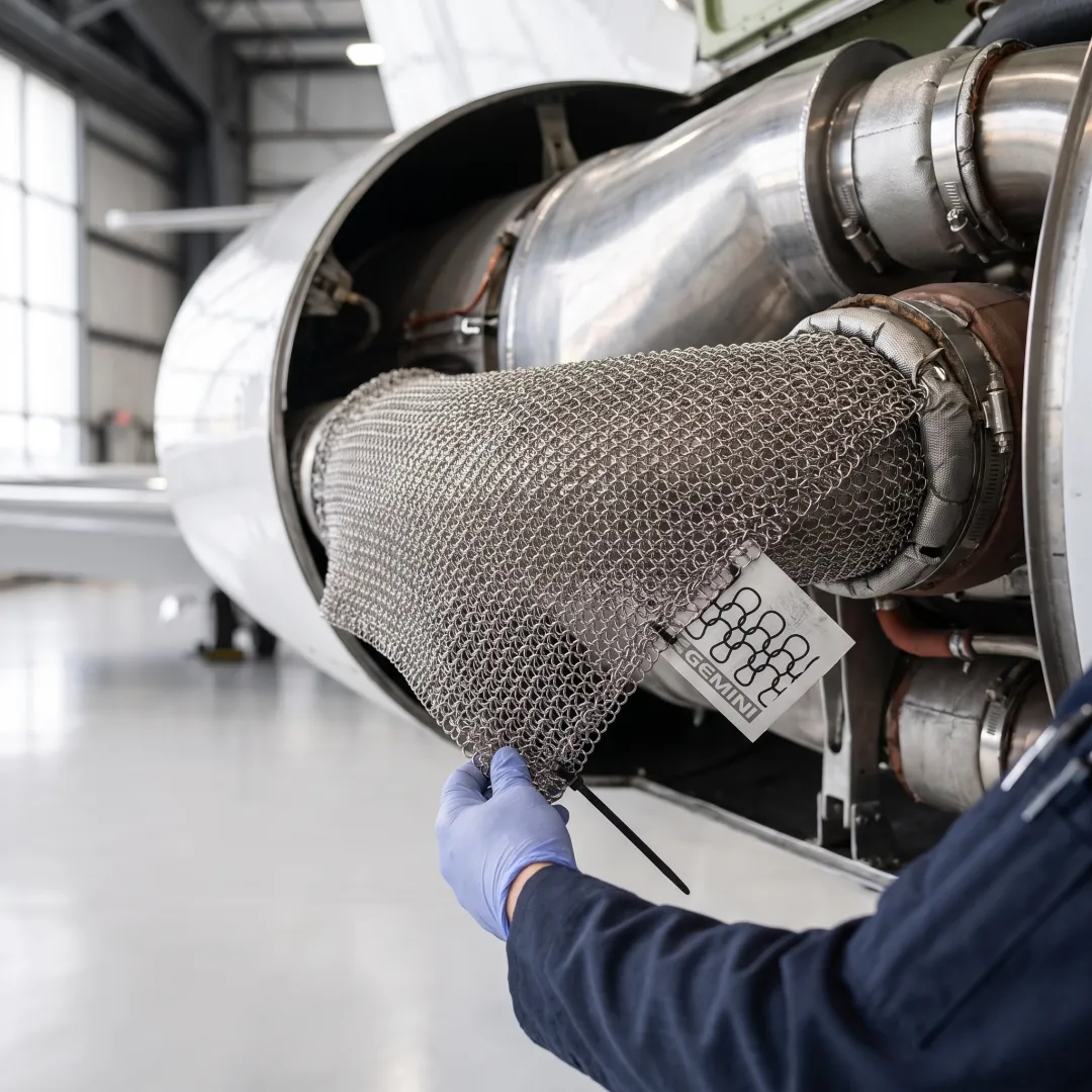 Aerospace application of wire mesh