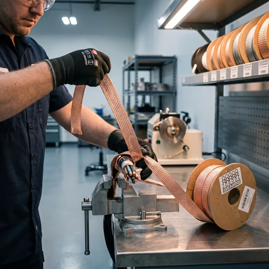 EMI shielding tape application