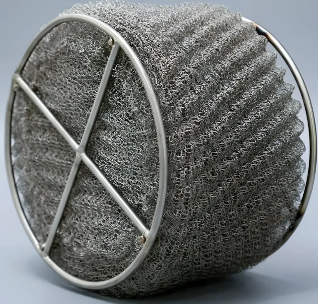 Food and pharmaceutical processing with wire mesh filters